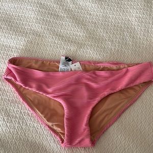 JCrew Women’s Low Rise Bikini Bottom, Pink, Size M